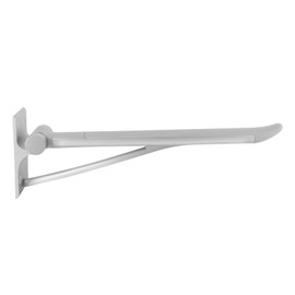 23 Inch Aluminum Alloy Toilet Safety Rails, Bathroom Grab Bar Hand Support, Foldable Skid Resistance Grips, Bathroom Accessories for Disability Aid and Elderly Assistance