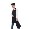 BIGHAS Kids Apron, 3-Piece Set, Triangular Headscarf, Drawstring Bag, Colorfast,