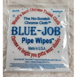 Blue-Job Pipe Wipes Chrome Coth Chrome Polish #25