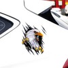 Car Sticker Decals, Car Styling 3D Cartoon Sticker Torn Eagle