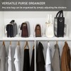 KAIDELI Purse Organizer for Closet Shelf 10 Divider, Adjustable Closet