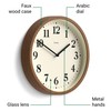 JONES CLOCKS® Lodge Wall Clock | Small Modern Clock |
