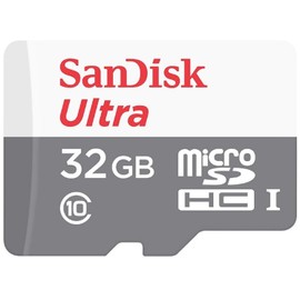 32GB 32G Sandisk Micro SDXC Ultra MicroSD TF Flash Class 10 Memory Card works with REXING S300 Dash Cam Pro 1080P V1 2.7" LCD FHD Dashcam Camera w/ Everything But Stromboli Memory Card Reader