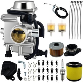 TRX350 Carburetor Kit Compatible with Rancher 350 TRX350TM TRX350TE 350ES 350FE 350FMTE 2000-2006 4 Stroke ATV Carb, FourTrax 300 Carb for 1986-2000 FourTrax TRX300 TRX350 Foreman 400 450 ATV