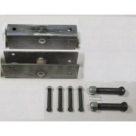 espeedpro21 2) Trailer Suspension Rebuilt Kit for 2" wide Slipper Spring 11" Equalizer Bolts