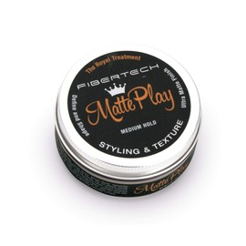 Fibertech | Matte Play Styling Pomade and Women | Professional Grade Medium Hold, High Shine, Water-Based | Thermal Conditioning & UV Ray Protection | Natural Ingredients | Long Lasting | 2oz