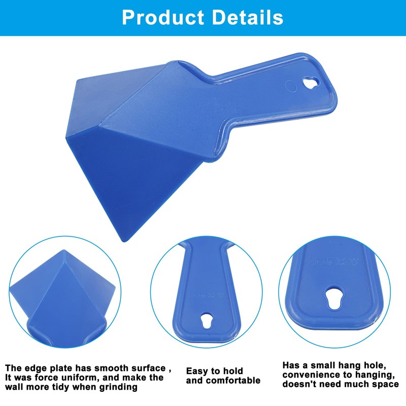 Moicstiy Drywall Trowel Plastic Inside Corner Trowel Tool for Drywall