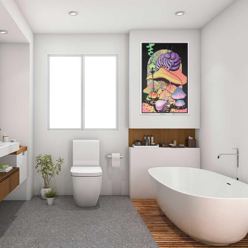 Scorpio Posters Alice in Wonderland Dreaming - Flocked Blacklight Poster