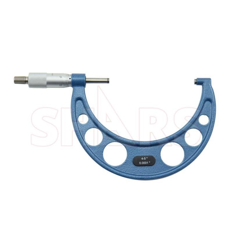 Shars 0-6" Premium Outside Micrometer 0.0001" Precision Solid Metal Frame