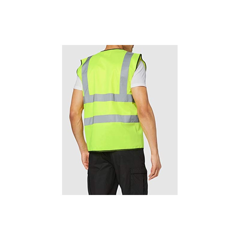Supertouch 32345 Zipped Hi Vis Vest, XX-Large, Yellow