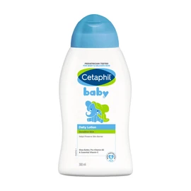 CETAPHIL BABY Loción Hidratante para la Piel Sensible 300 ml Suaviza y Humecta la Piel Delicada y Sensible del Bebé hasta por 24 hrs Hipoalergénico Recomendado por Dermatólogos para Piel Sensible