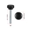 sourcing map M6 x 44mm Metric Male Thread Knurled Clamping