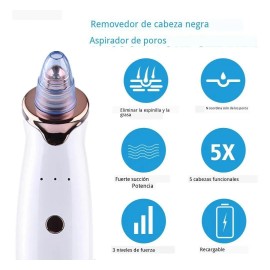 Limpiador De Puntos Negros De Poros Eléctricos 5 En 1
