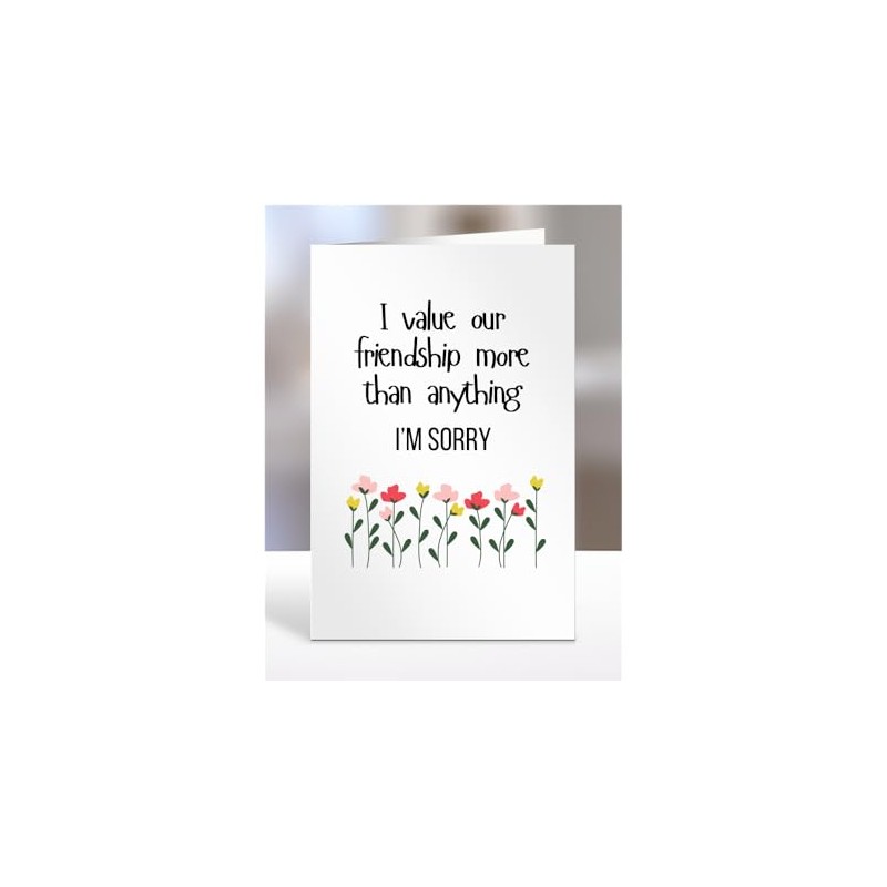 I'm sorry, A5 card for Best Friends, Gifts for Him