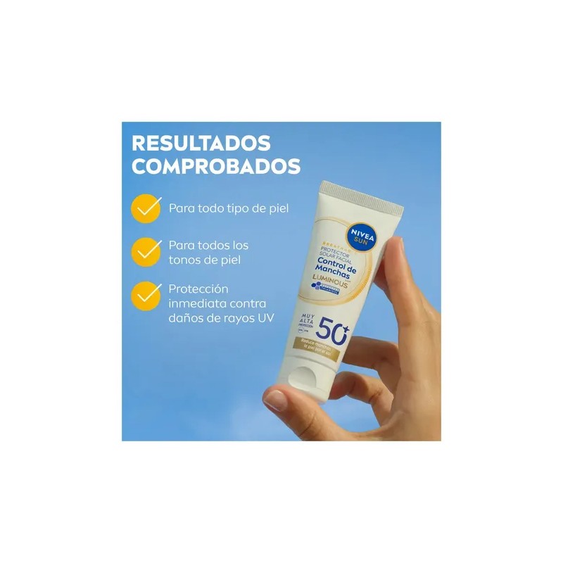 NIVEA Protector Solar Facial Control de Manchas FPS50 40ml