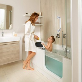 Bathroom Grab Bar Stainless Steel Bath Grab Safety Hand Rail Support Shower Toilet Aid for Disabled Elderly Children Mobility & Daily Living Aids 30CM