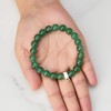 Philip Jones Green Aventurine Gemstone Bracelet with Hamsa Hand Charm