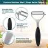 CVNRCLP Premium Y-Peeler - Rotatable Stainless Steel Vegetable & Fruit
