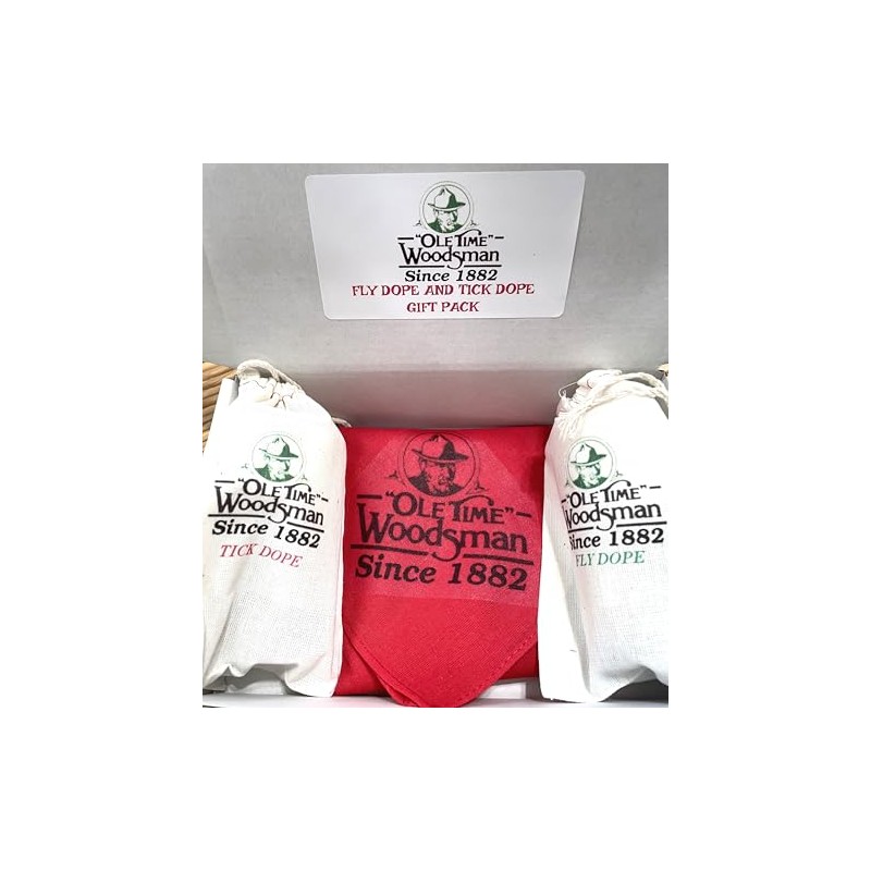 Ole Time Woodsman Fly Dope and Tick Dope Gift Pack