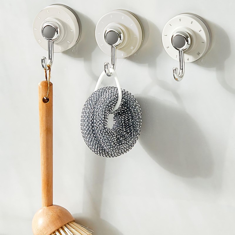 ZASA Suction Cup Hook, Load 6.6 lbs (3 kg), Strong