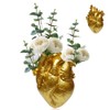 Heart Vase, Anatomical Flower Pot, Decoration for Living Room and