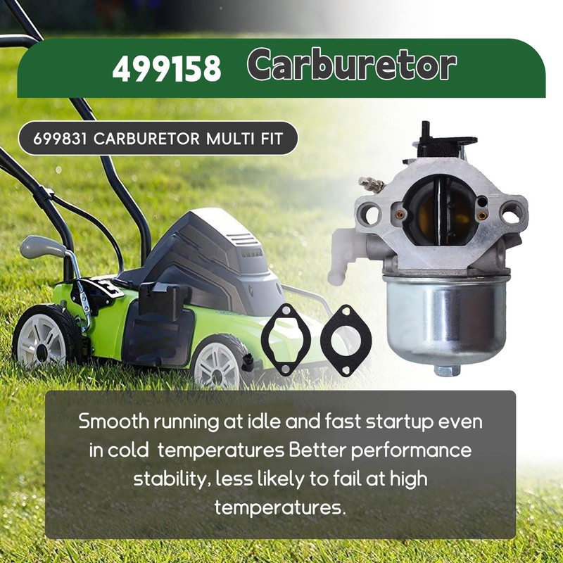 ALL-CARB Carburetor Replacement for 699831 694941 Lawn Tractor 499158 499163