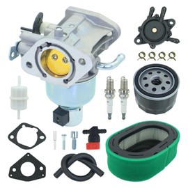 ALRACALL 32-853-67-S Carburetor Kit Replaces for Kohler 32 853 63-S 16-853-19-S 32-853-34-S 32-853-50-S Fits for KT725 KT730 KT735 KT740 KT745 7000 Series Models with Fuel Pump Air Oil Filter