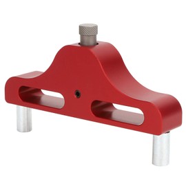 Aluminum Alloy Center Scriber, Woodworking Center Finder Tool Measuring Range Less Than 95mm, Measuring Tool for Woodworking Wooden DIY (Red)