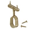 Satin Nickel Mid Hanger for Oval Closet Rod (15mm x