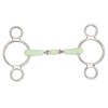 EQUIKIND PEANUT TWO RING GAG Stainless Steel Apple Flavour Mouthpiece
