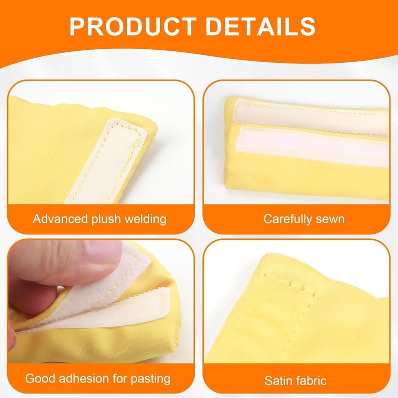 HDBHBH 6 Pack Satin CPAP Mask Strap Covers, Universal Reusable