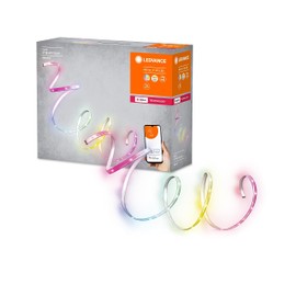 LEDVANCE Smart Indoor Lightstrip, Expandable LED Strip with ZigBee, 1.8 m, Warm White to Daylight (2000K-6500K), RGB Colour Changing (16 Million Colours), Compatible with Alexa, Smart+ Flex