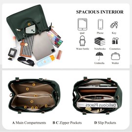 Purses for Women Leather Handbags Waterproof Top Handle Bag Small Purse Ladies Cross Body Handbag Women Anti Theft Tote Purse