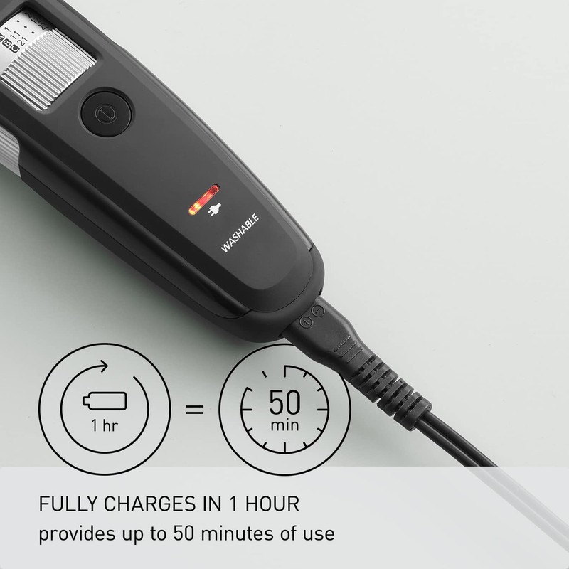 Panasonic Long Beard Trimmer for Men, 58 Length Settings and
