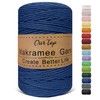 OurTop Premium Macrame Yarn Lake Blue, 3 mm x 300