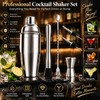 Stainless Steel Cocktail Shaker Set for Home Bartending – Complete