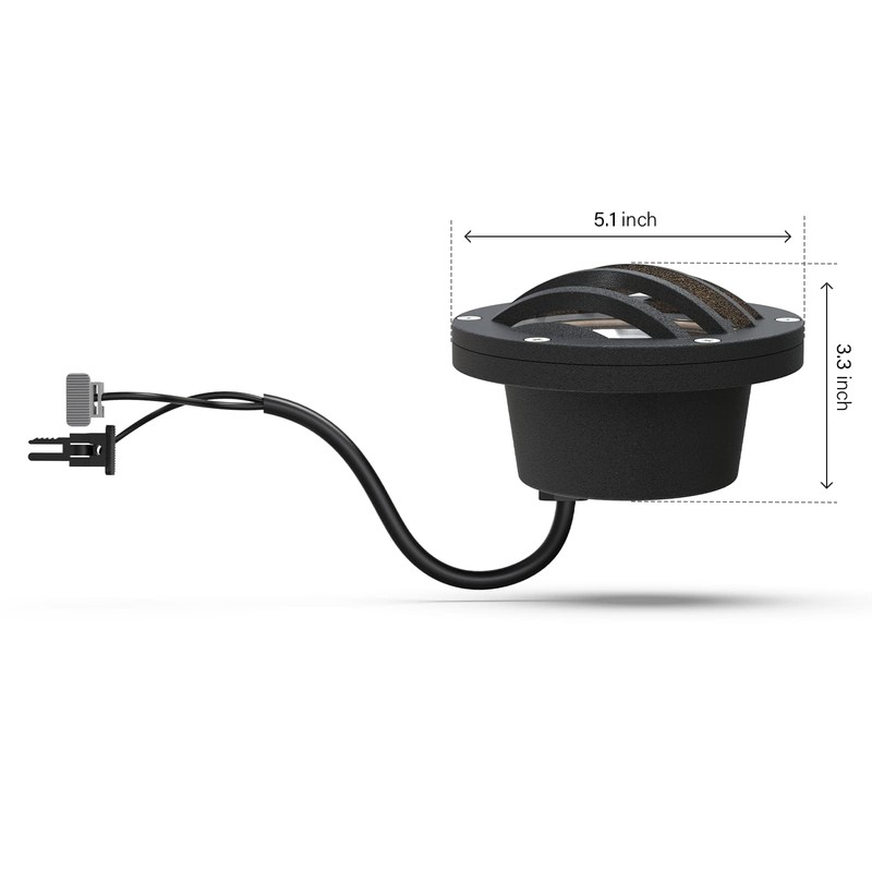 VenusManufacturing Well Light Low Voltage Landscape Lights LED Outdoor 4