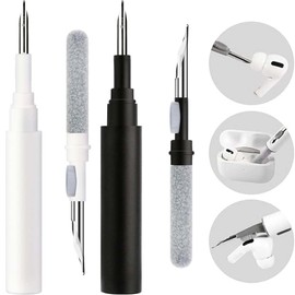 2 Headphones Cleaning Brush Cleaning Kit for Airpods Pro 1 2.3 in 1 Multifunctional Cleaning Pen Soft Brush for Bluetooth Headphones Bag Cleaning Kit Cleaning Brush for Cleaning