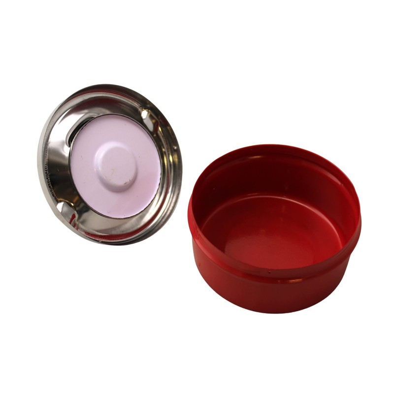 2 Pack Round Push Down Ashtray with Spinning Tray Retro