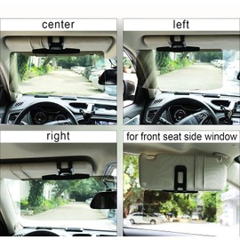 Sun Visor Extension for Car, Adjustable Anti-Glare Clip-On Sunshade Extender, Easy-to-Install Universal Car Sun Visor for Front Driver or Passenger(1PCS)
