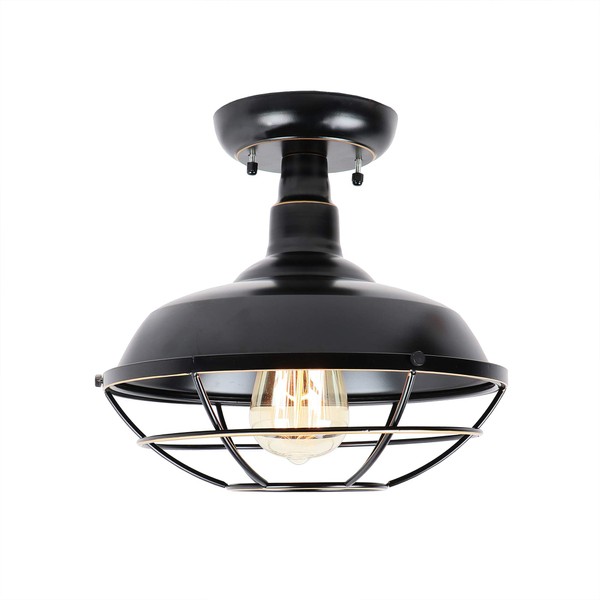 AA Warehousing EL809SFIB Outdoor Ceiling Lights, Imperial Black