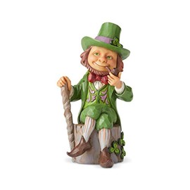 Enesco Jim Shore Heartwood Creek Duende Figura de tamaño Pinta, 5.5 Pulgadas, Multicolor