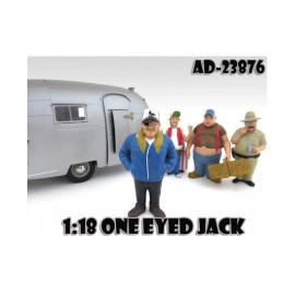 DCD One Eyed Jack "Trailer Park" Figure For 1:18 Scale Diecast Model Cars by American Diorama