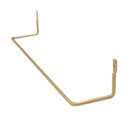 Wake Industry Kabette Wall Storage Hanger Brass Color 11.8 inches (300 mm)