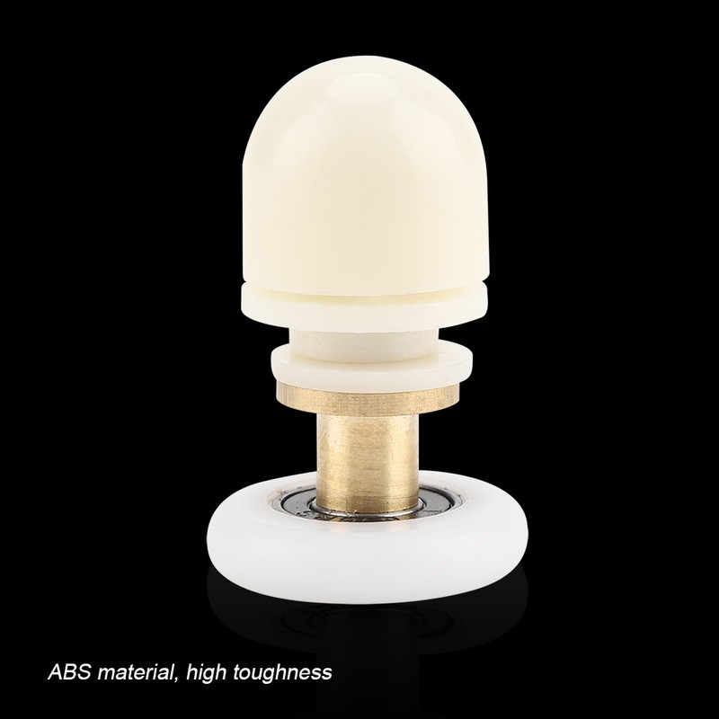 8pcs Brass ABS Sliding Glass Shower Door Rollers Runners Pulleys