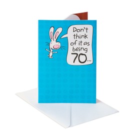 American Greetings Funny 70th Birthday Cards (Pop Up Cartoon Bunny)