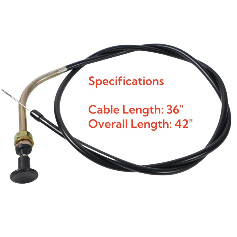 TUAIC 112-9753 Choke Cable Replacement for Toro TimeCutter Choke Cable