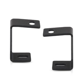 PIT66 Upper Hood Ditch Cube LED Light Mount Brackets Compatible with Ford F150 SVT Raptor 2017-2023, Fit Ford F150 2015-2023 Black