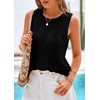 KIRUNDO Beach Vacation Clothes for Women Spring Summer Crochet Sweater