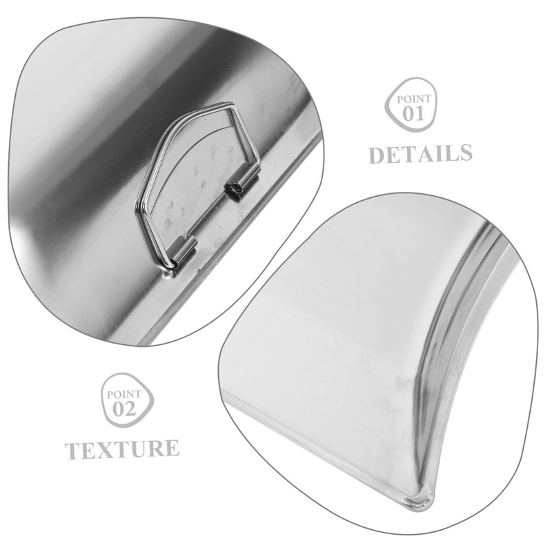 Garneck ステンレス製卓上清掃小型ダストパン ポータブル便利なゴミシャベル 耐久性に オフィス用掃除道具 狭所清掃対応